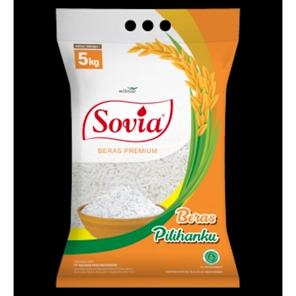 

Beras Sovia Kemasan Premium Varian [5 Kg]