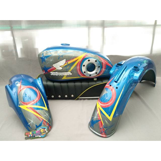 BAJU SET CB GLATIK AQUARIUM BIRU ABU LEMBAYUNG