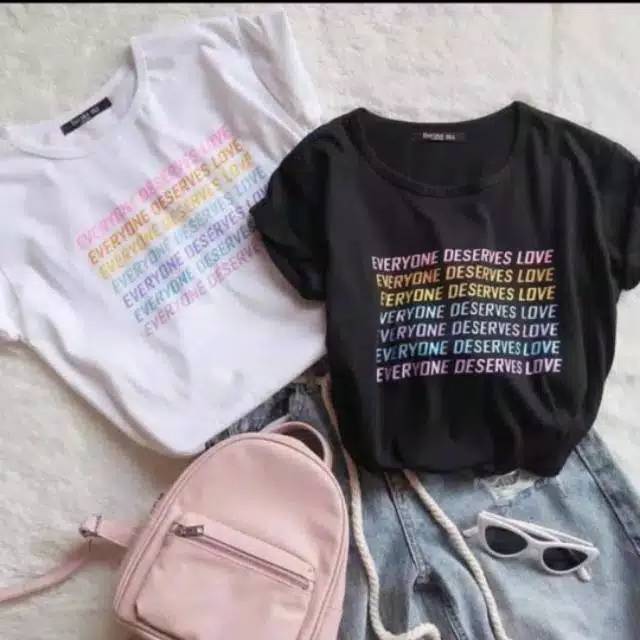 Tumbrl Tee EVERYONE DESERVES LOVE