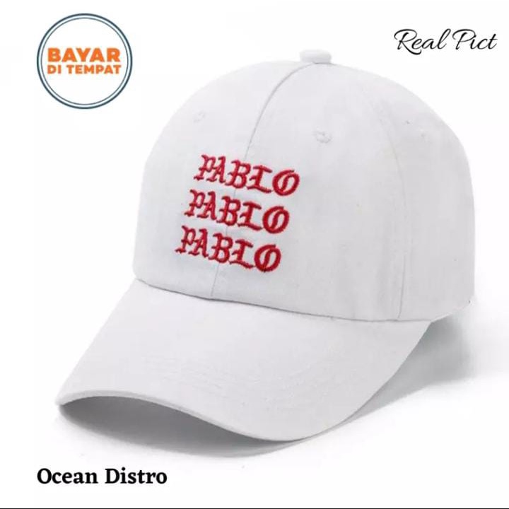 Baseball Cap Women Men Topi Pria Simple Outdoor Bordir Pablo