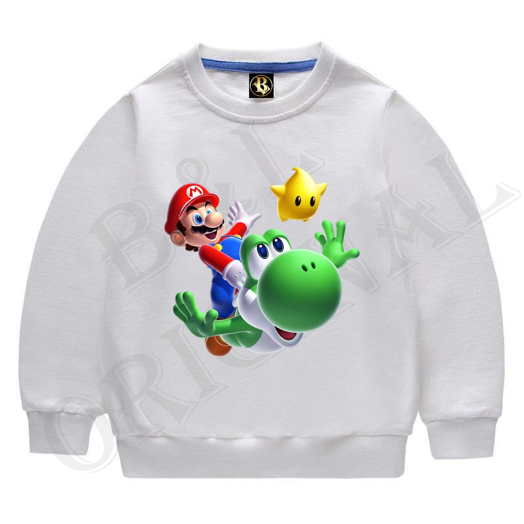 BS//COD//BAJU KAOS ANAK ANAK MARIO N FRIEND/TANGAN PANJANG GOOD QUALITY