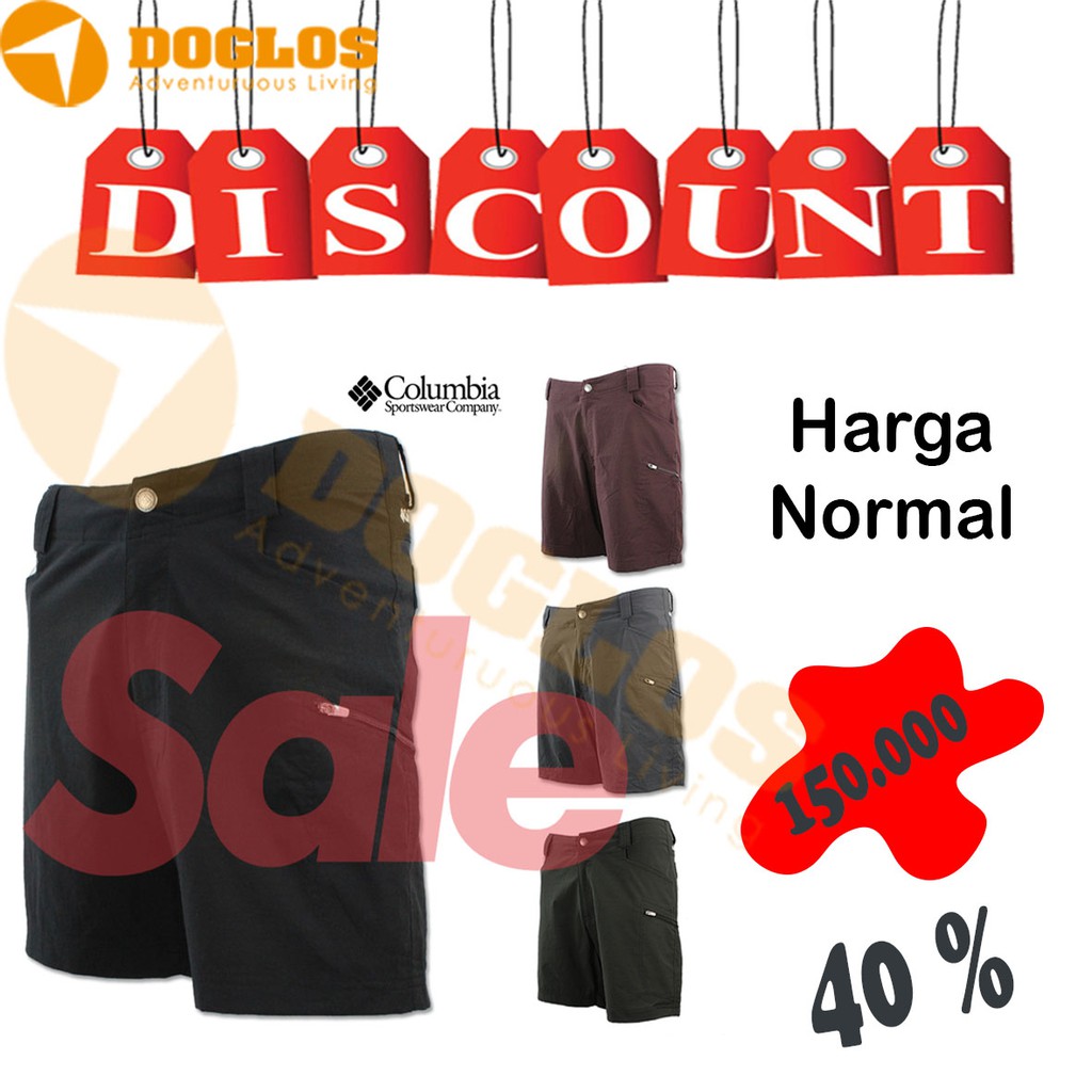 Celana Pendek Columbia AM 1570 Pant Quickdry Ori Original Vietnam