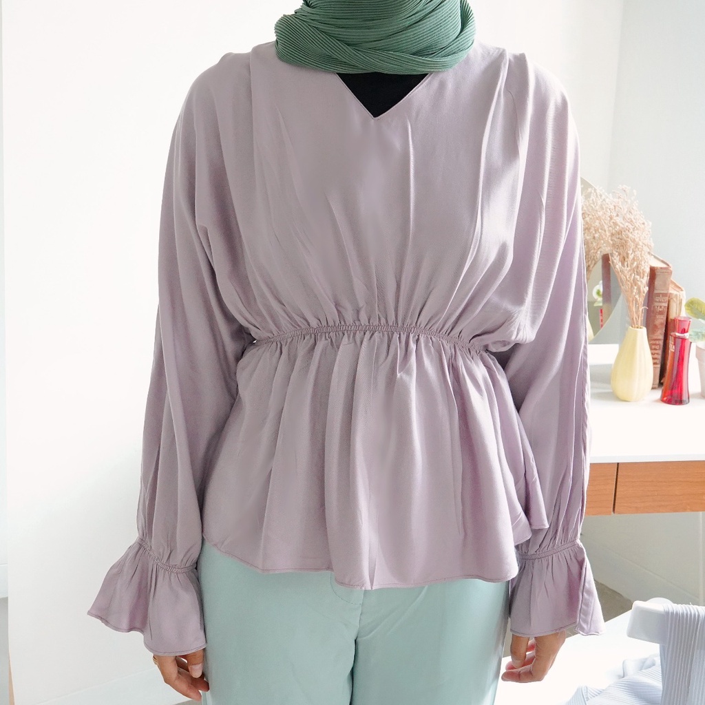 V892  Vinna Blouse - 4 COLOR