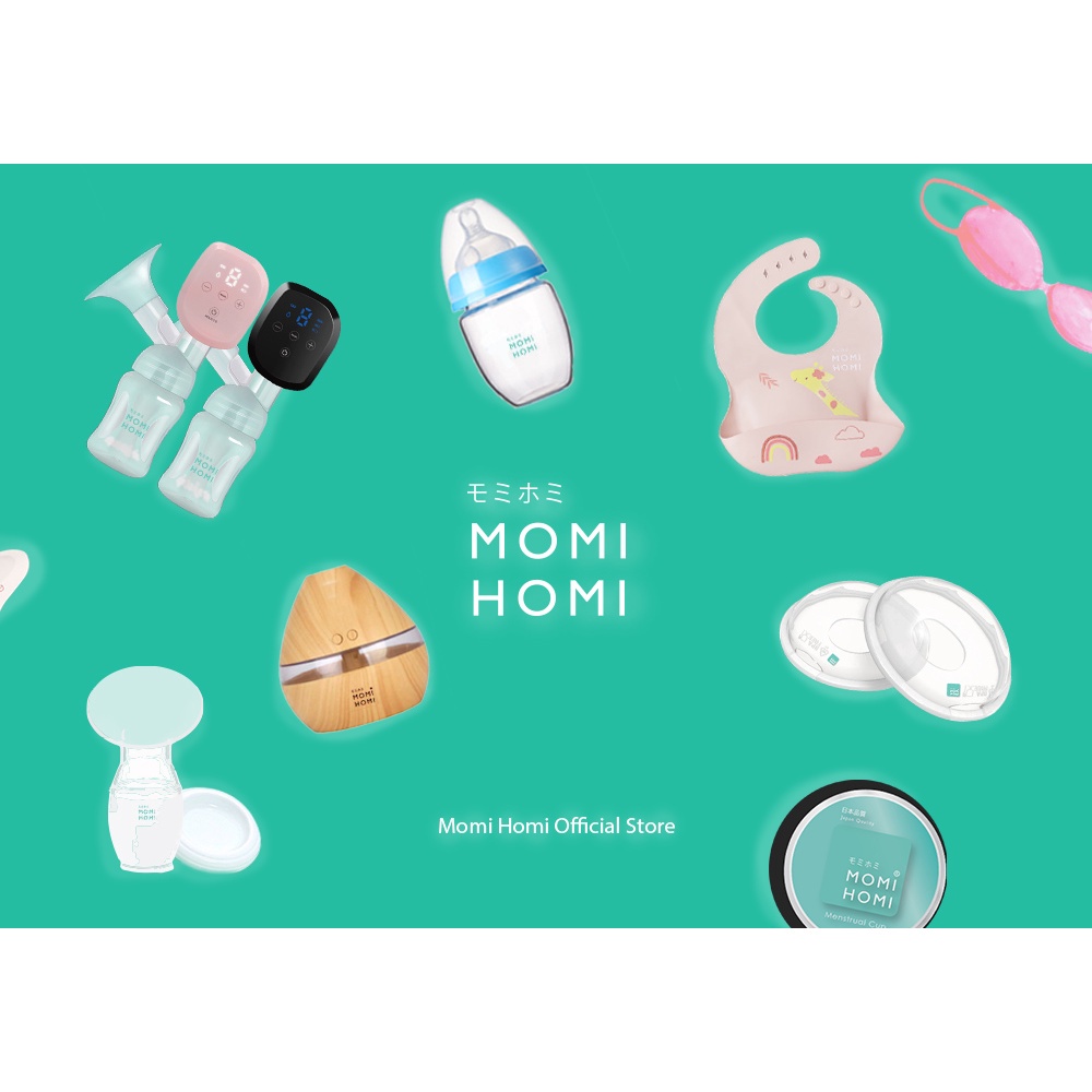 Momi Homi Botol Dot Susu Bayi 180ml Wide Neck Baby Bottle PP Tahan Panas Bpa Free-2