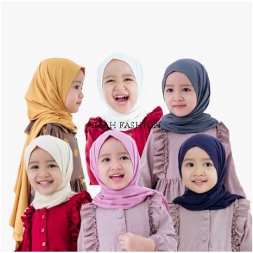 PASHMINA INSTAN ANAK BAHAN JERSEY | CAMILA INSTAN ANAK BISA COD BAHAN JERSEY