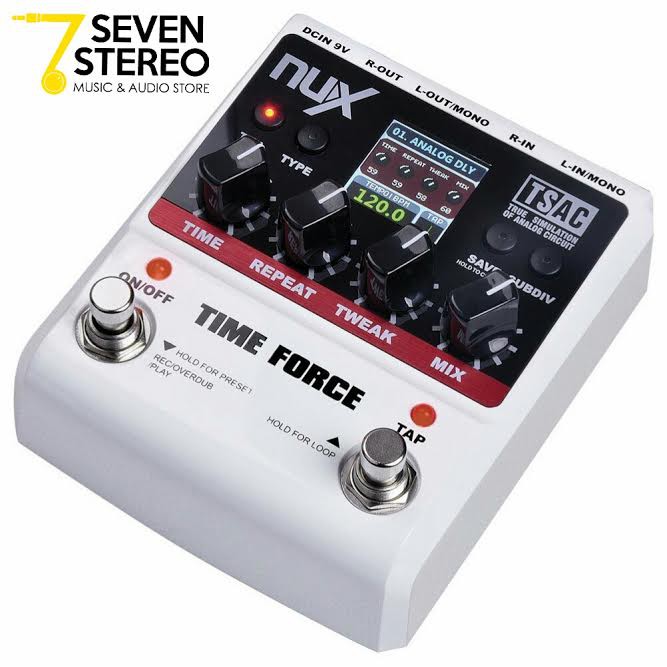 Effect Guitar Nux Time Force Multi Digital Delay