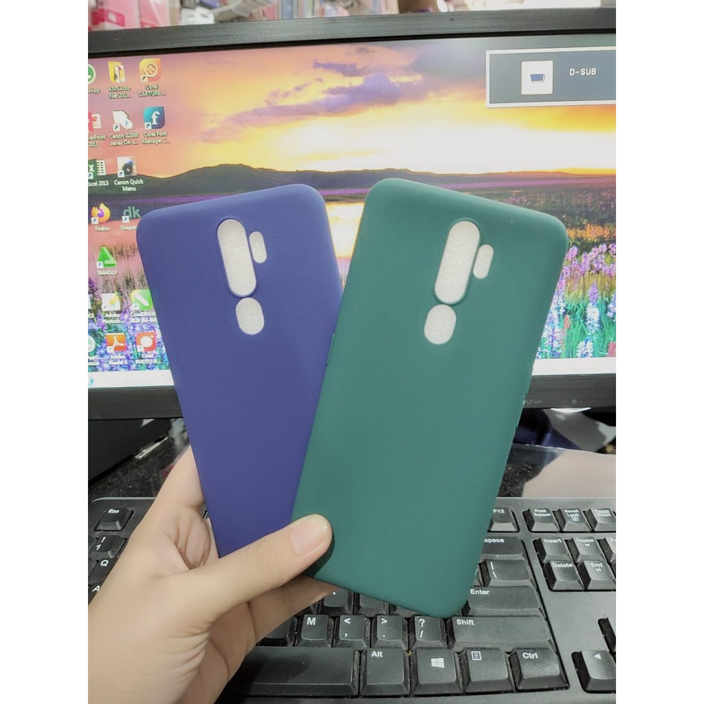 TPU MACARON Oppo A9 2020 6.5 Inchi Softcase Silicon Candy Anti Noda Oppo A5 2020 No Logo Full Cover