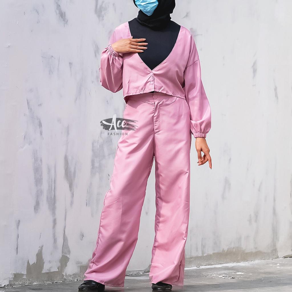 AFI - EC - Set Wanita Hailey-Dustypink