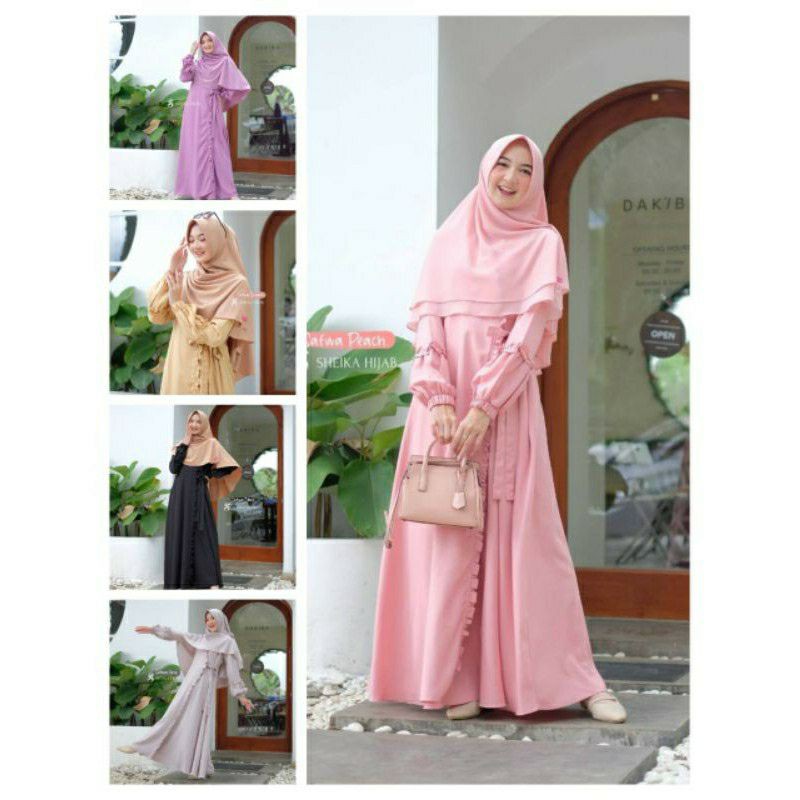SAFWA DRESS ORI by Sheika Hijab[free ongkir