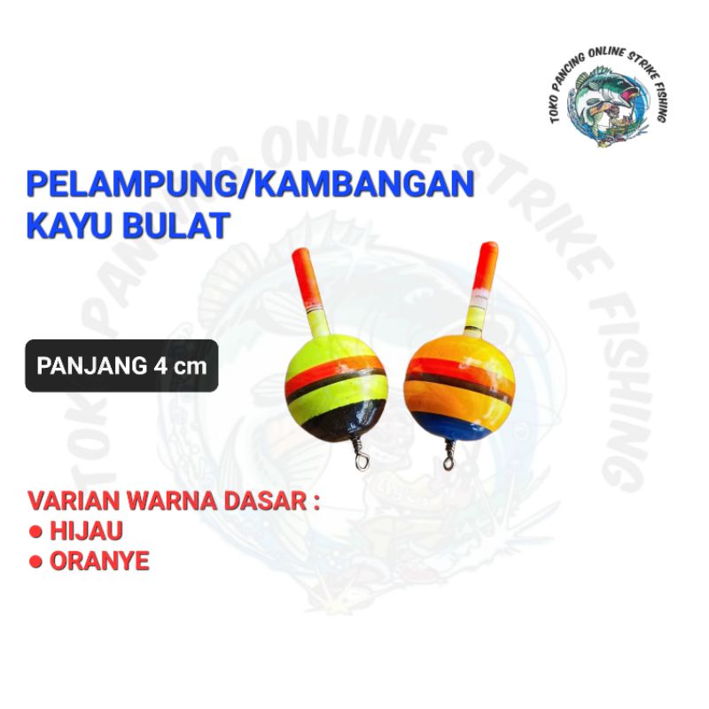 PELAMPUNG/KAMBANGAN KAYU BULAT MURAH