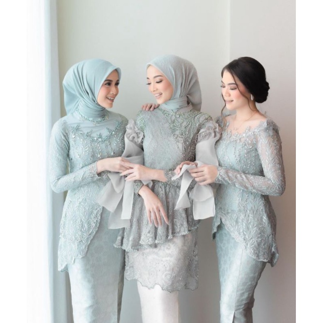 Paket Bridesmaid Seragam Keluarga Satin &amp; Tile PART 3