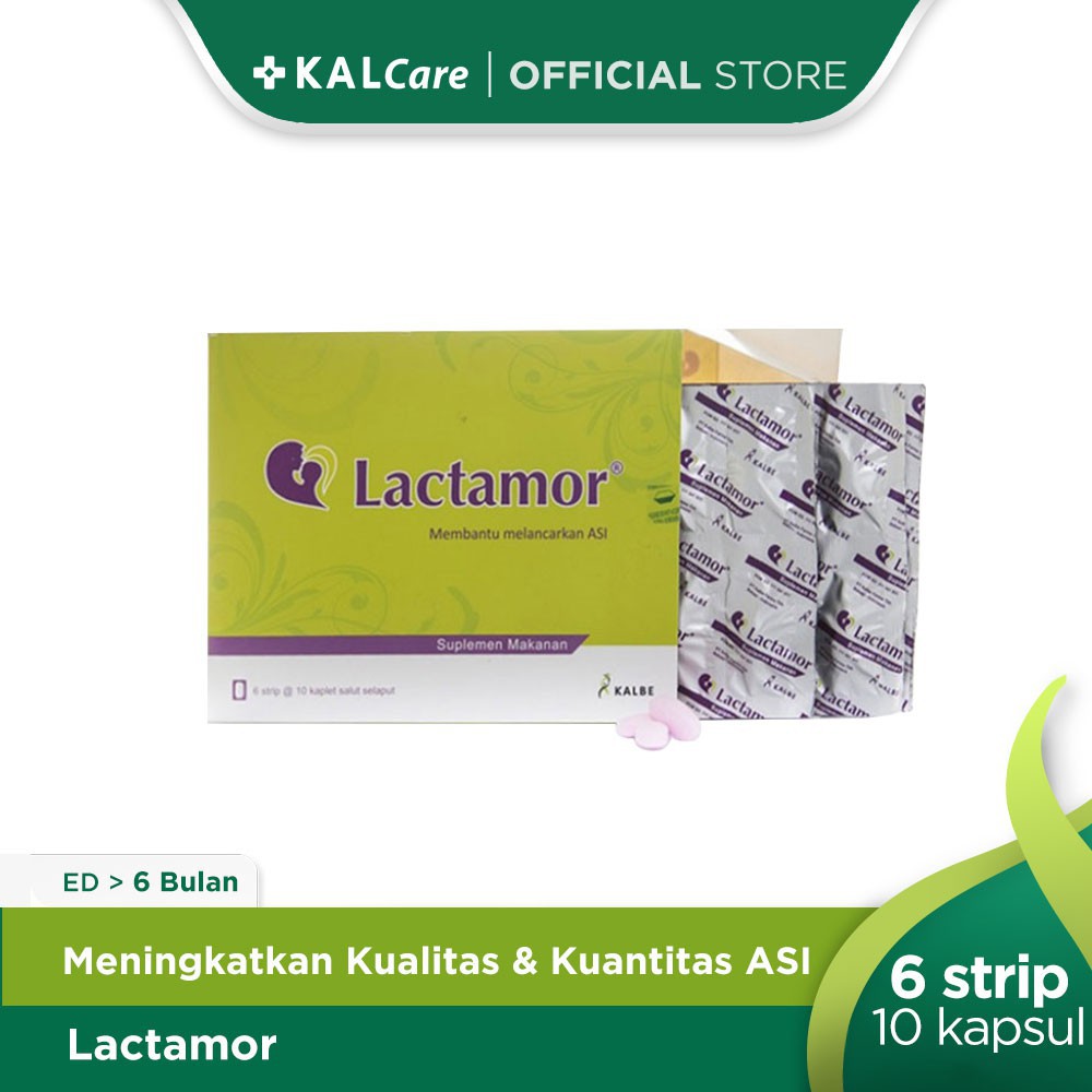 Lactamor (6 Strip) Suplemen Ibu Menyusui / Pelancar Asi