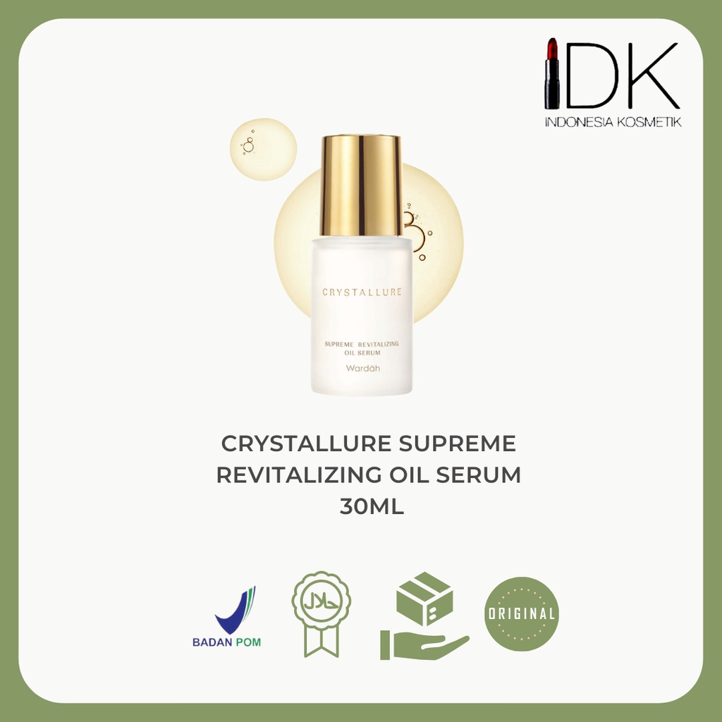 Jual Wardah Crystallure Supreme Revitalizing Oil Serum 30Ml Shopee