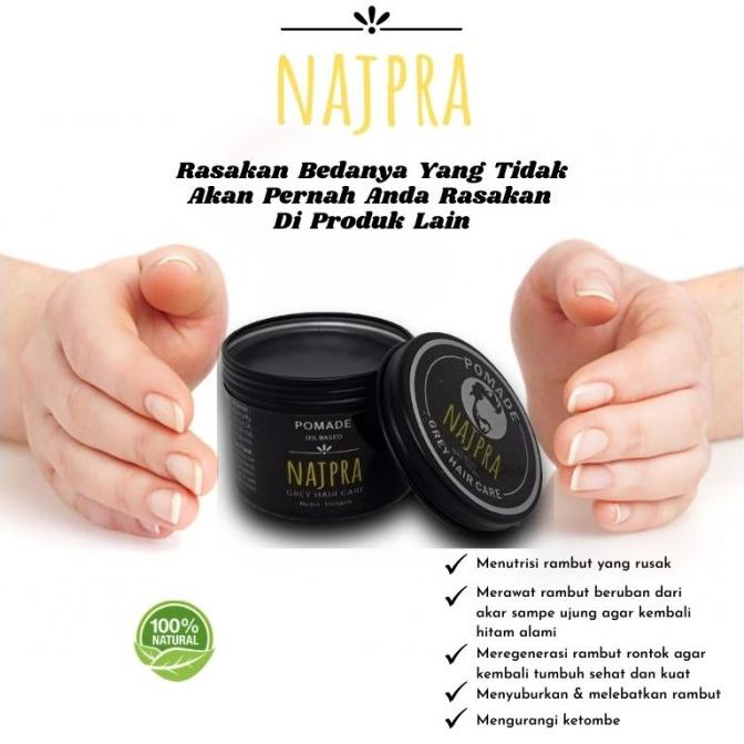 'TERLARIS' PENGHILANG UBAN MINYAK RAMBUT POMADE NAJPRA OIL BASED HERBAL ANTI UBAN BEST SELLER