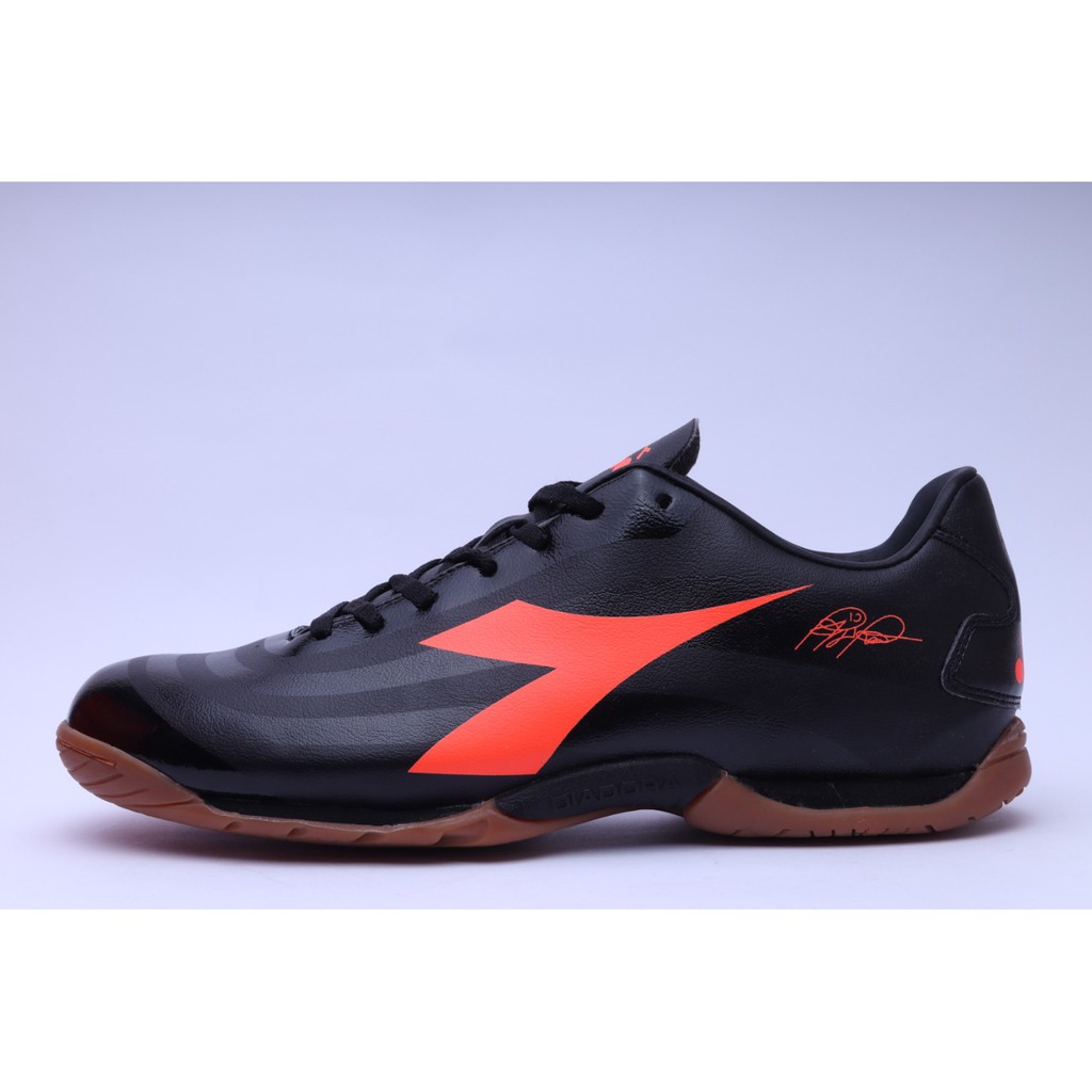 Sepatu Futsal Diadora Rb10 Mars R Id DIA174859115 Black Red Fluo Original