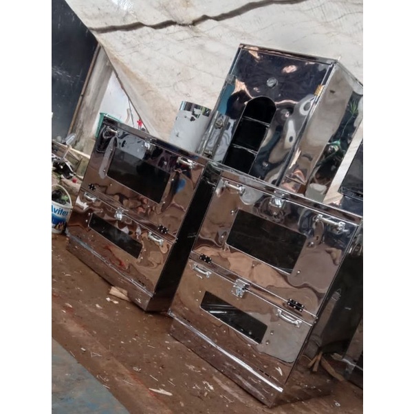 oven gas ukuran 60*55 bahan stainless