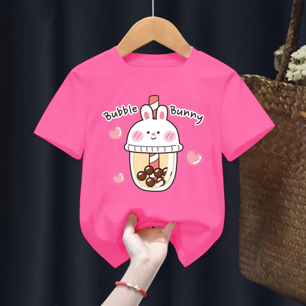 KAOS ANAK PEREMPUAN BOBA 2-11 TAHUN