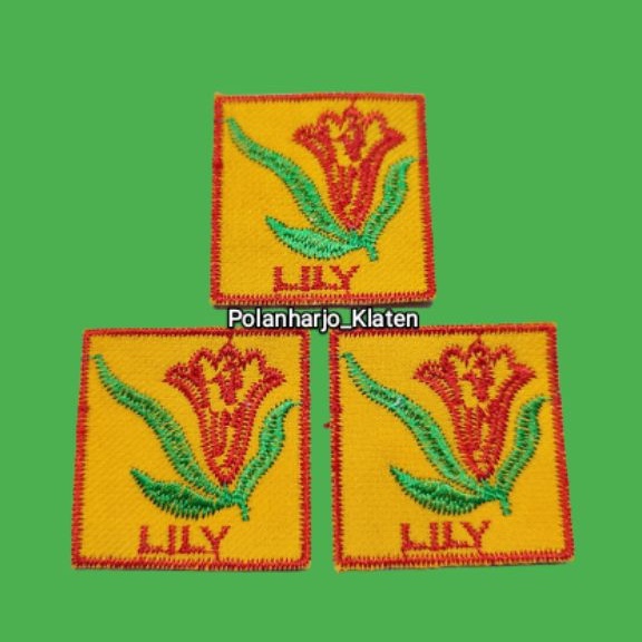 Tanda Regu Pramuka Putri Lily / Tanda Regu Pramuka Lily / Tanda Regu Lily