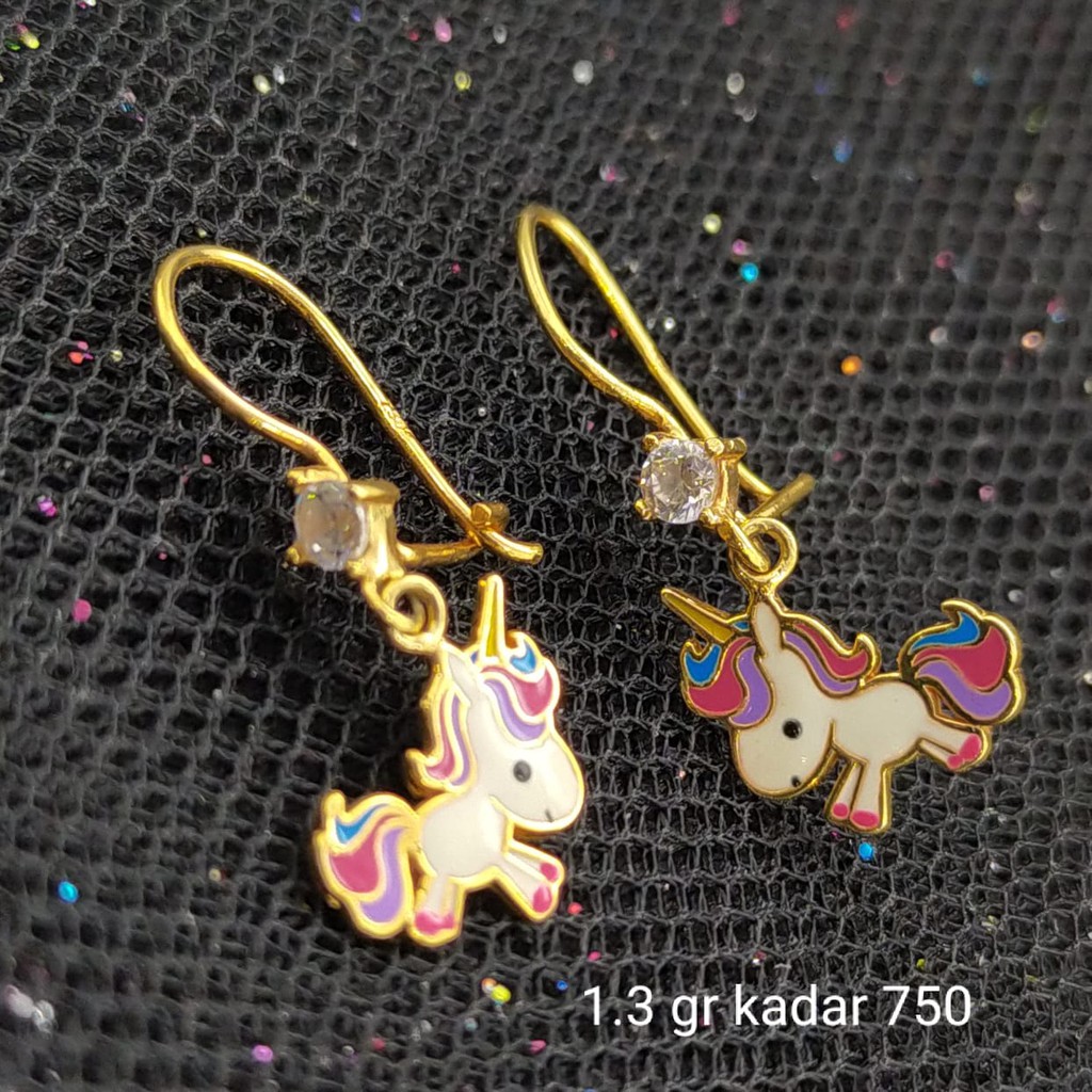 New Anting Emas 17 K - 1.3 gr Kadar 750 - 1916