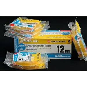 Isolasi Nachi Tape 12mm Lakban Plakban Bening Selotip Solasi 1/2 Inchi  SATUAN