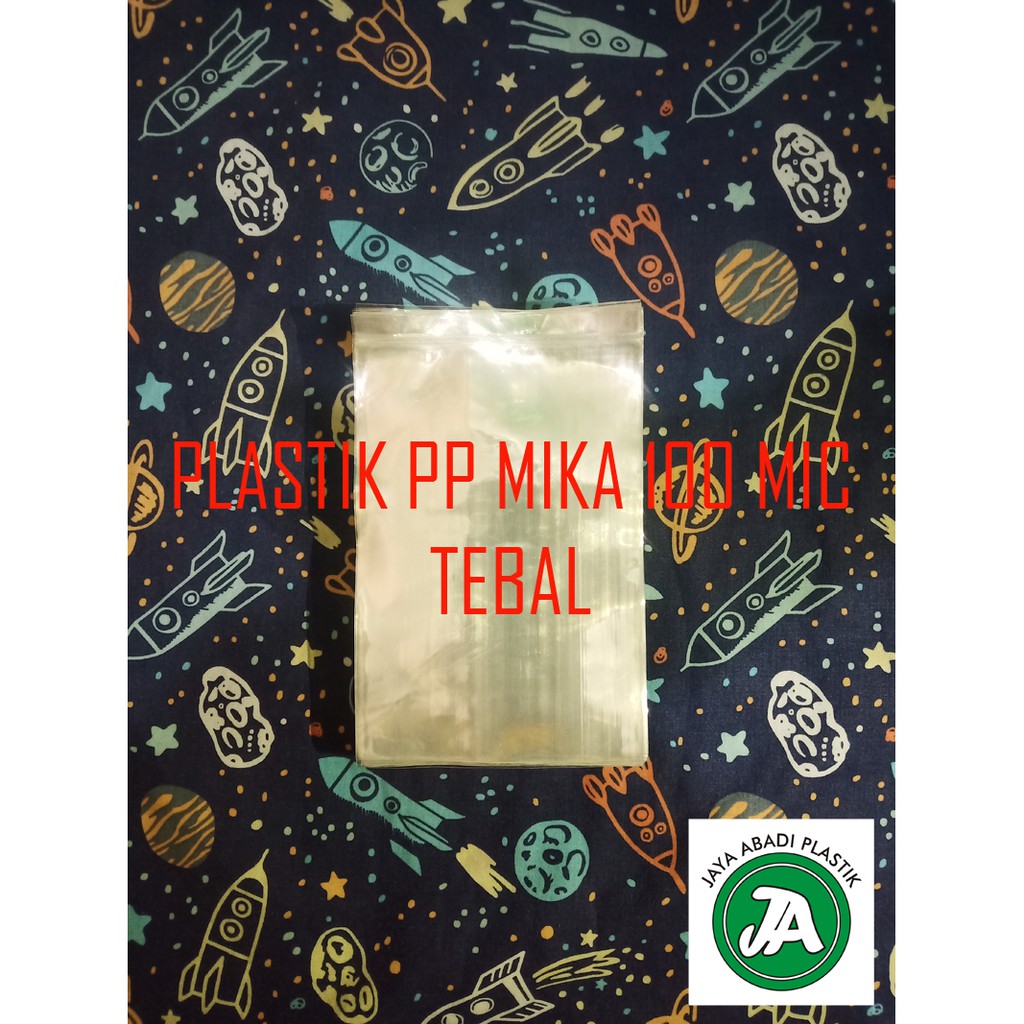 

plstik pp mika 17 x 30 bungkus snack 100 mic tebal