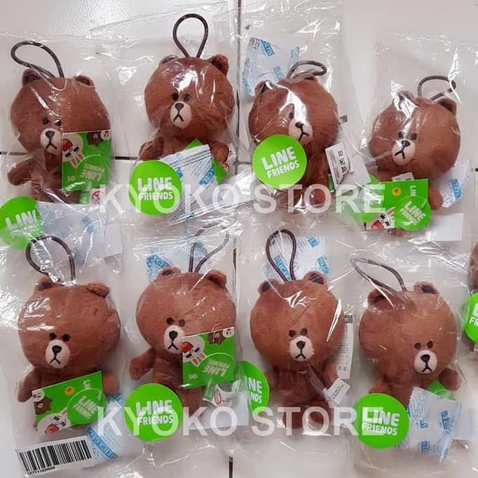 Boneka Gantungan Line Brown