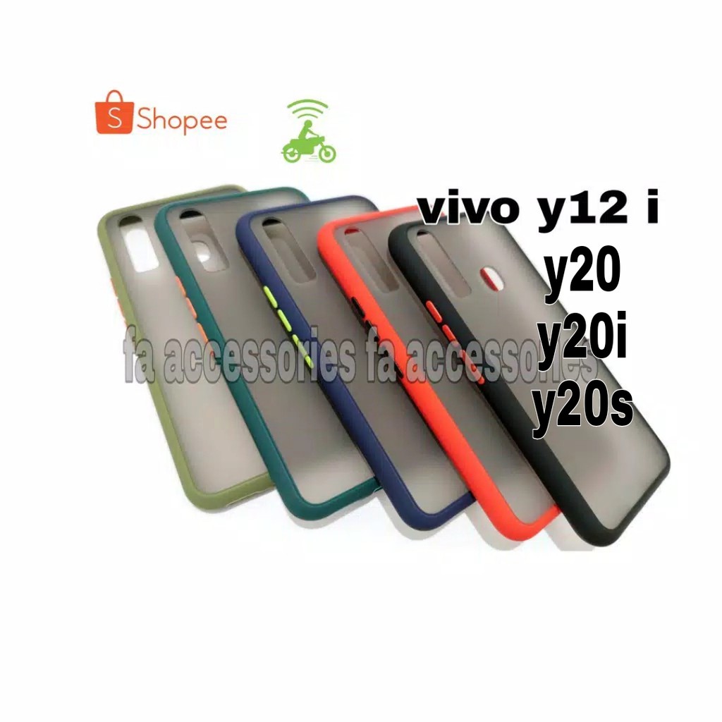 fa Phone soft Case vivo y12 y12i y12s y20 y20i y20s y20sg y21 Y21A y21s y33 y33s y33t t g i s A softcase casing shock proof