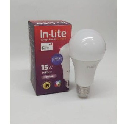 Lampu LED Bulb 15W E27 Inlite Terang Bergaransi