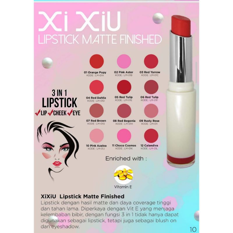 XI XIU LIPSTICK MATTE FINISHED