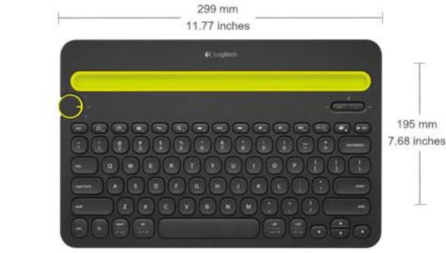 Keyboard Logitech K480 Multi Device Wireless Keyboard Bluetooth GARANSI RESMI