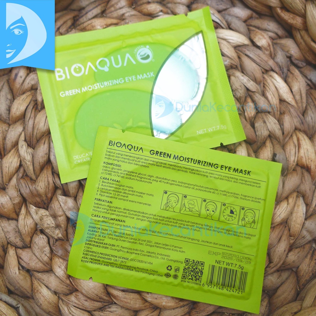 Bioaqua Eye Mask Moisturizing Masker Mata Panda Memudarkan Kerutan Mata Bio Aqua Eyemask