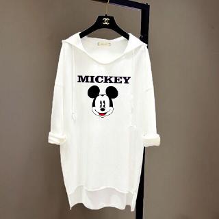 Sweater Kaos  Hoodie Lengan  Panjang  Desain  Mickey Mouse 