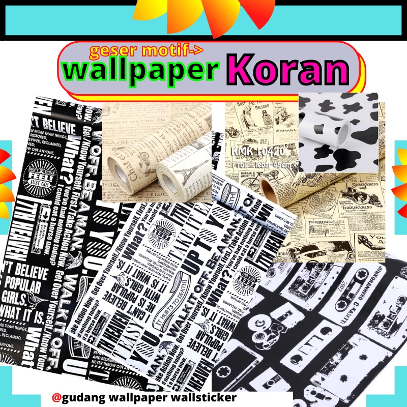 WALLPAPER KORAN MOTIF RETRO VINTAGE CAFE WALPAPER WALLPEPER KASET SEPEDA WALL NEWS PAPER STIKER STICKER SETIKER DINDING TEMBOK AESTHENTIC DEKORASI RUMAH DEKOR LEMARI MEJA HITAM PUTIH SAPI KORAN NEWSPAPER KOREA DECOR RUANG KAMAR TIDUR DECOR AESTHETIC MURAH