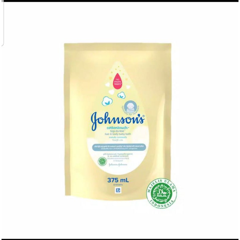 SABUN MANDI ANAK JOHNSONS COTTONTOUCH / REFILL JOHNSONS COTTONTOUCH HAIR AND BODY WASH