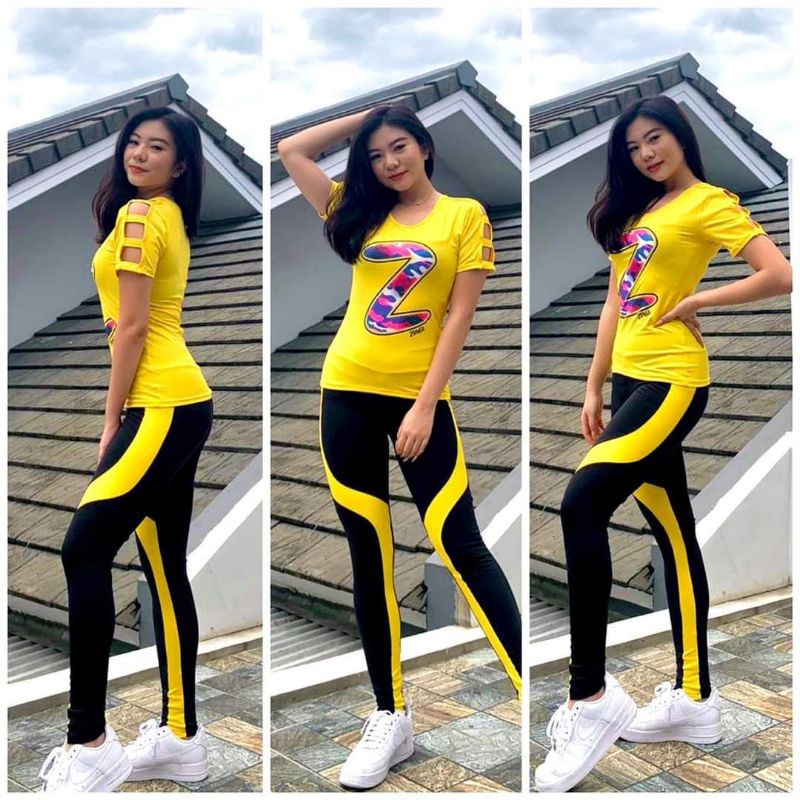 setelan senam zumba