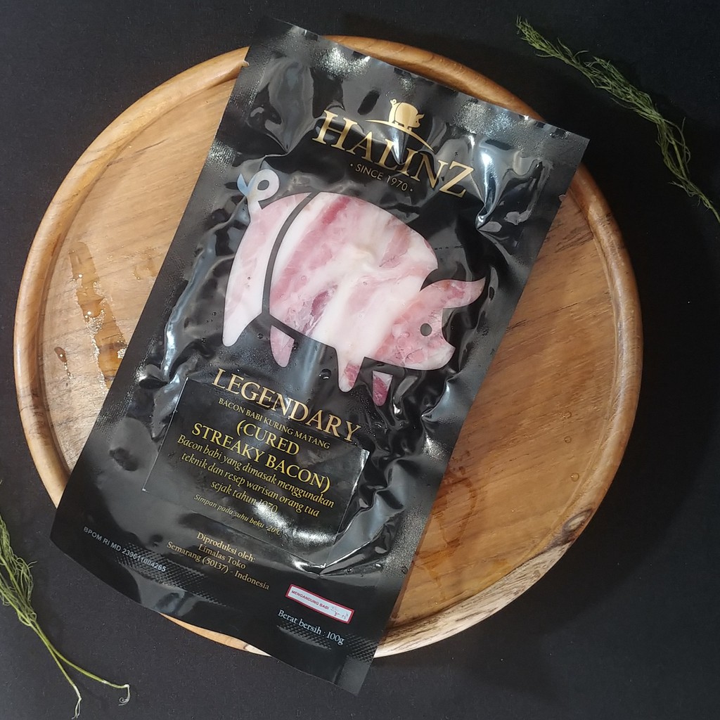 

HALINZ CURED STREAKY BACON 100GR