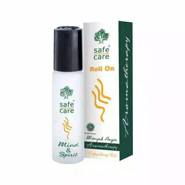 Safe Care Minyak Angin Roll On Aroma Therapy 10ml Refreshing Oil Melegakan hidung Tersumbat Anti Gig