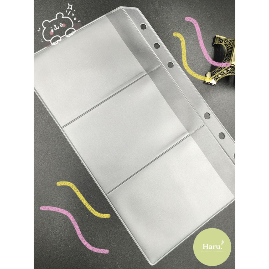 

[HARU] Kantong Binder A5 A6 Photocard Holder Tempat Polaroid Kpop Sleeve Foto Kartu Idol