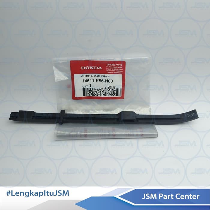 LIDAH TENSIONER SONIC150 BAWAH, KARET TENSIONER CB150 LED 14611-K56-N ORI ORIGINAL