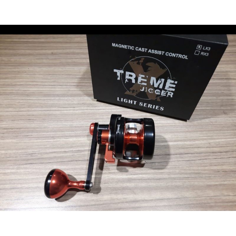 reel overhead xtreme jigger lx 3 atau rx 3