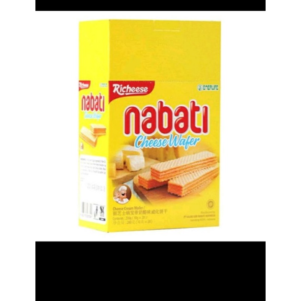 

Richeese Nabati Wafer Keju 20 Pcs 20Pcs 7.5gram 7.5 gram (ex 8 gram)