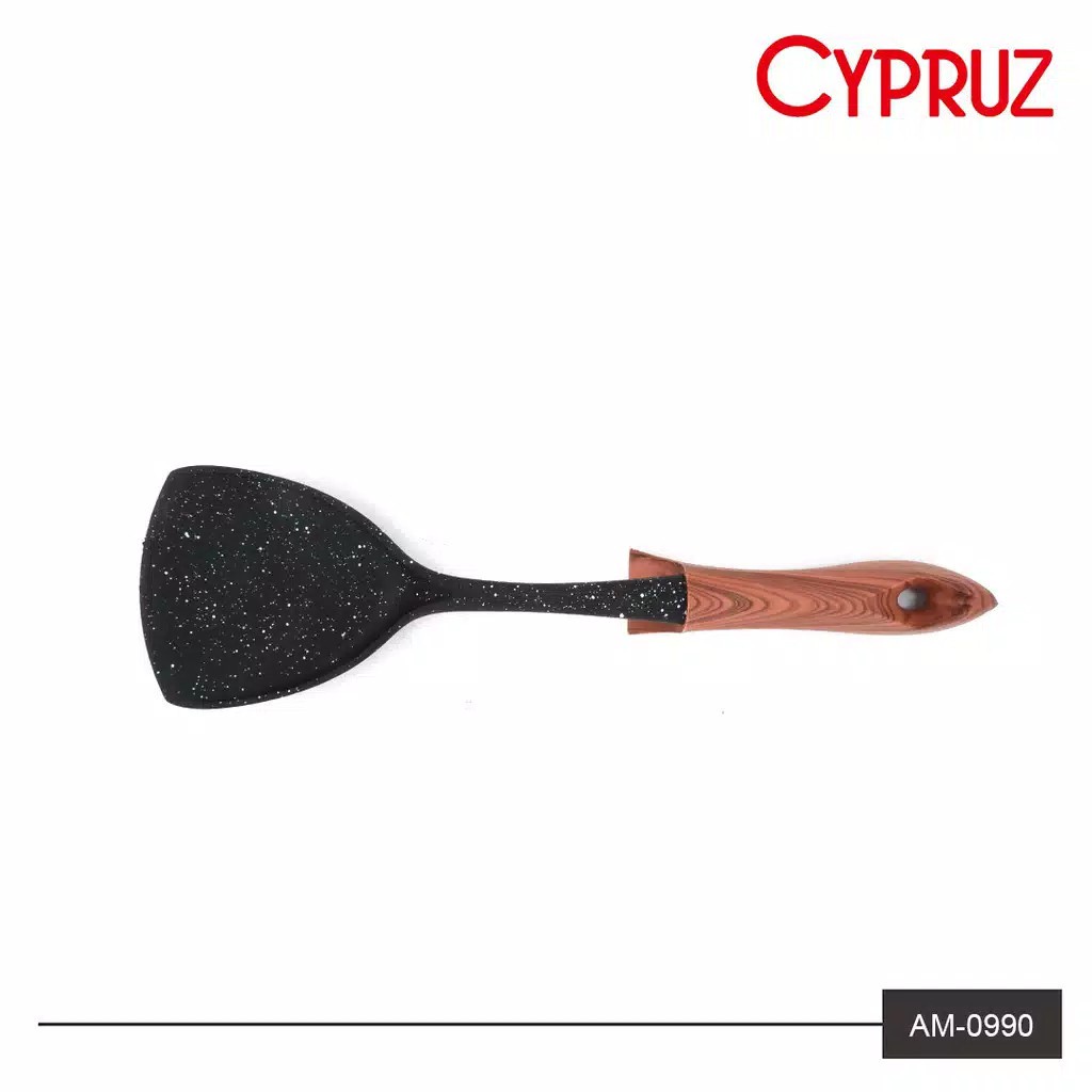 Cypruz Sodet /Sutil/Spatula / Irus Nylon Motif Gagang Kayu AM-0990