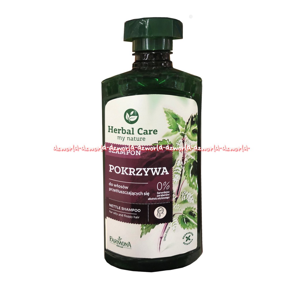 Herbal Care Shampoo Black radish Hosetail Hops Nettle 330ml Herbalcare