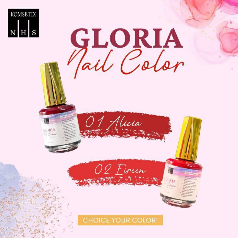 Kutek Nail Henna - Kutek Henna Halal SAH untuk Sholat - Kutek GLORIA uk 5ml