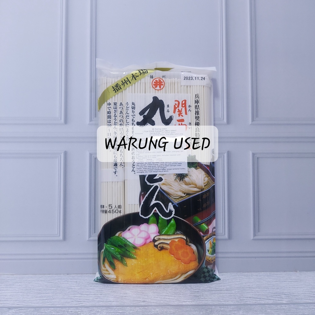 

TOA food kansai-fu maru udon 450gr mie mi kering japan noodle 450 gr