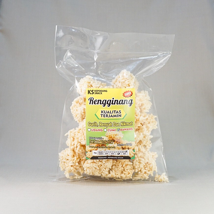 

Rengginang Kepodang Snack Varian: Udang / Bawang - Snack Pilihan