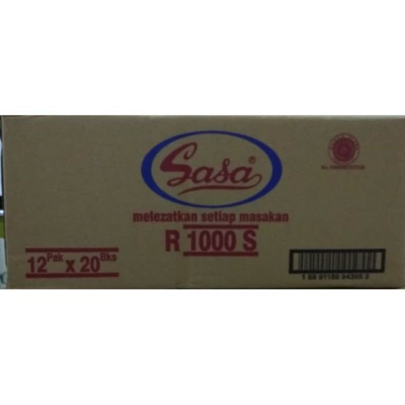 

penyedap Rasa Sasa Rp1000 perdus (120bks)