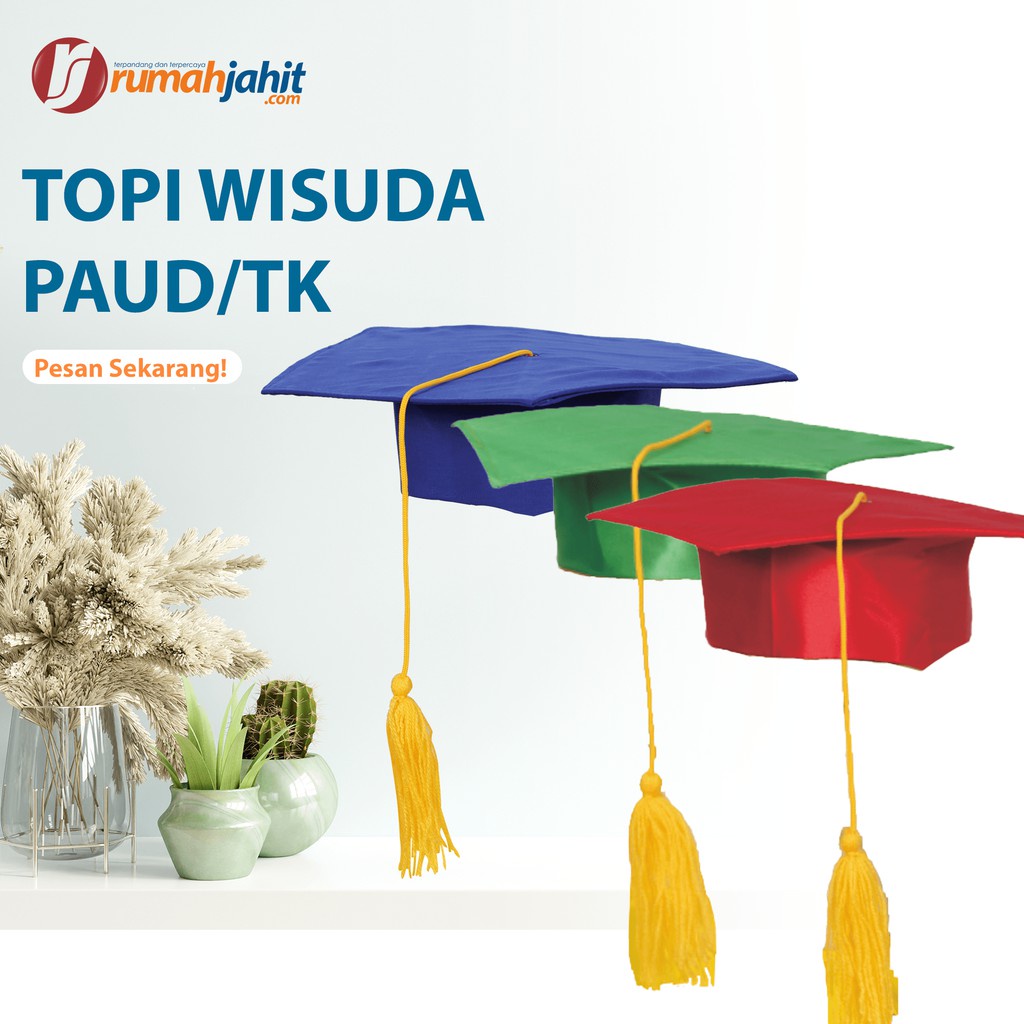 Topi Wisuda Anak Topi Wisuda TK Topi Wisuda Paud Perlengkapan Wisuda Atribut Wisuda