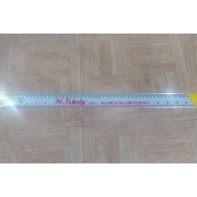 

Penggaris butterfly muka plastik 60cm