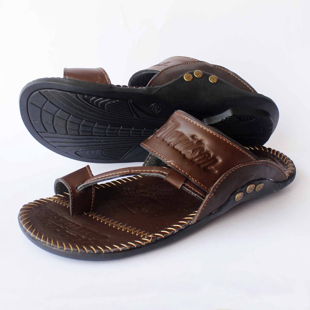 Sandal Pria Kulit Asli - Sandal Jepit Pria - Sandal Casual Jepit Jempol ckl